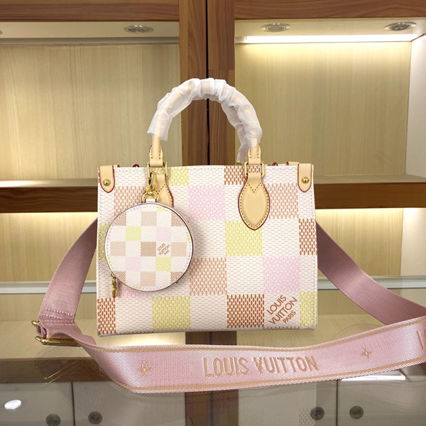 ルイヴィトンバッグ素材ディテール